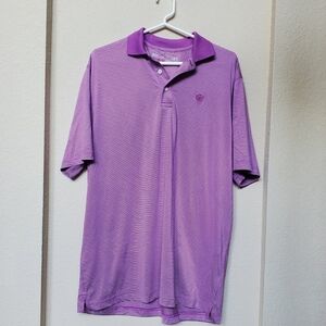 Ariat Tek Men's Golf Shirt.   Size L